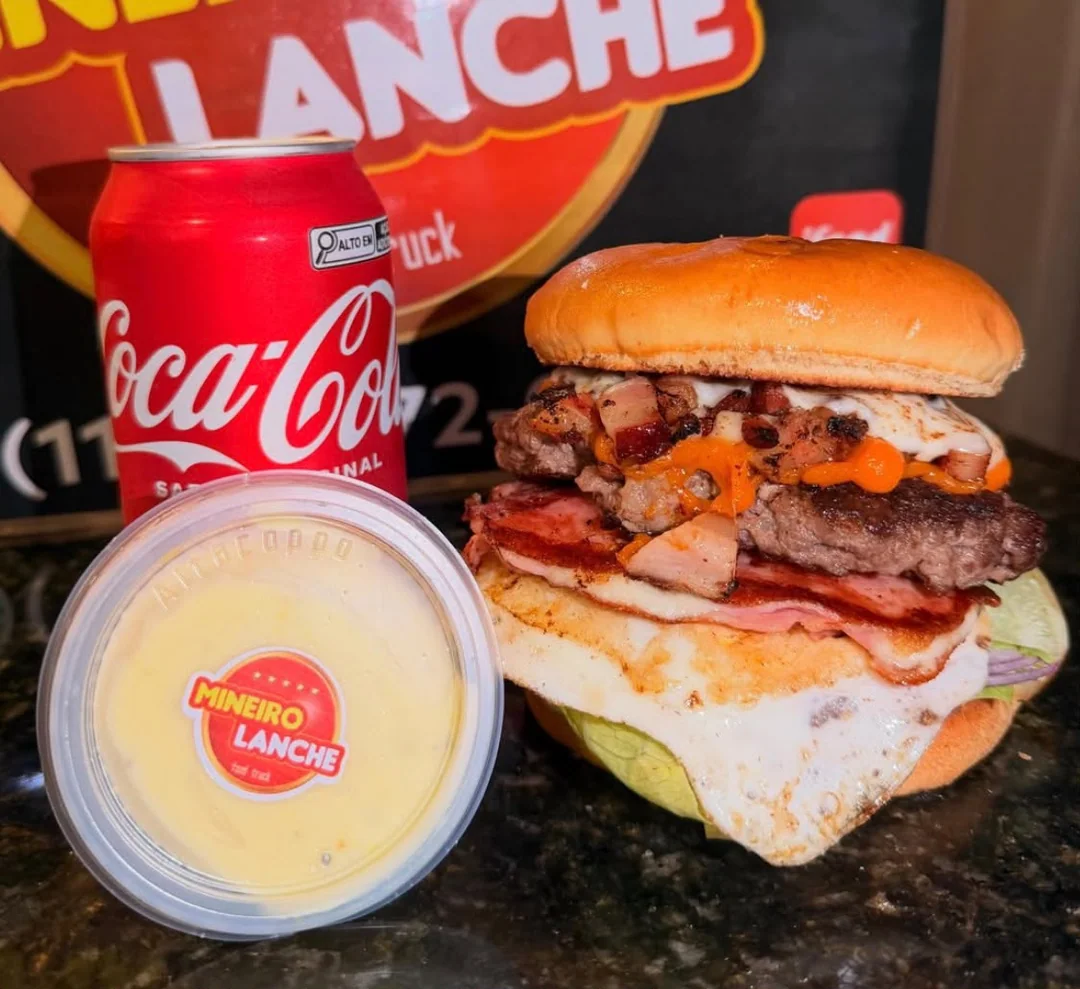 Foto do Gran Bacon + Coca 350 ml + Maionese da casa
